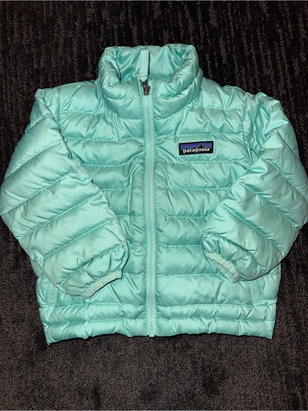 Patagonia Kids Light Aqua Puffer Jacket